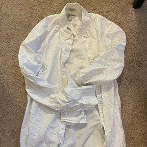 J. Crew Men's Button-Down Shirt (White, M)